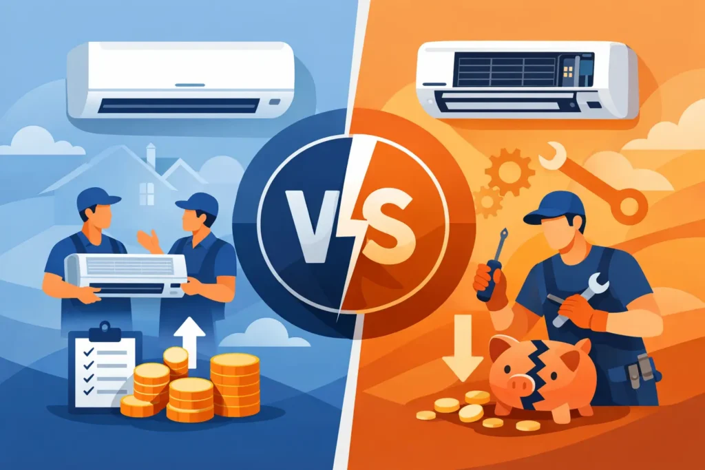 AC Replacement Versus Repair: Which Pays Off?