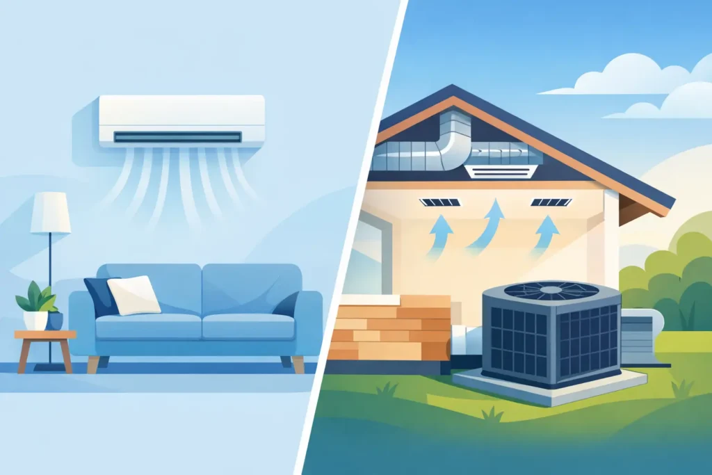 Ductless Versus Central Air for Your Home