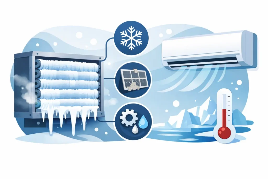 What Causes Frozen Evaporator Coils in ACs?
